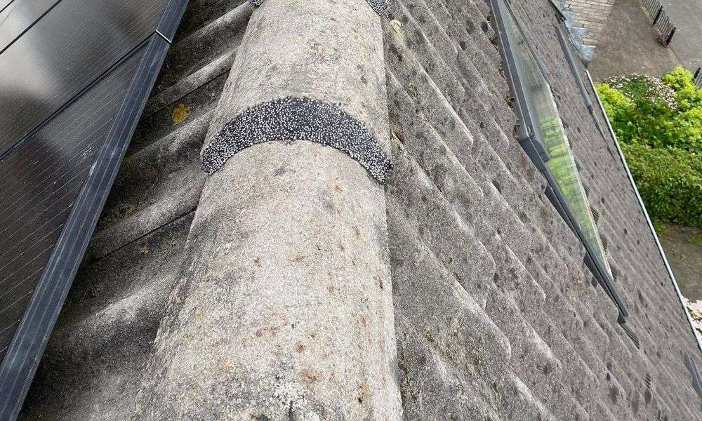 Vervangen van nokvorsten Strijen Nokvorsten zijn opnieuw vastgezet